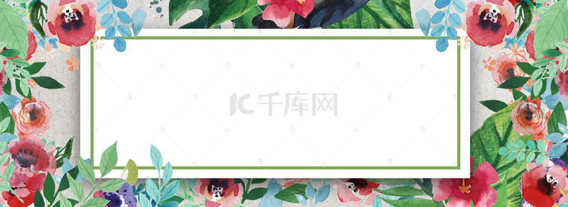 植物花卉banner