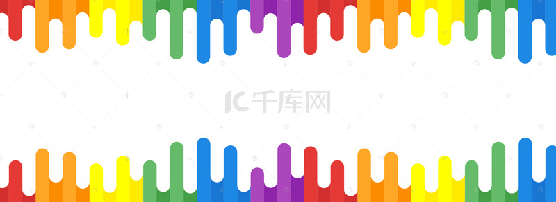 培训背景图片_彩色扁平化美术绘画培训banner背景