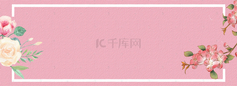 春季背景图片_扁平新春红色背景海报banner