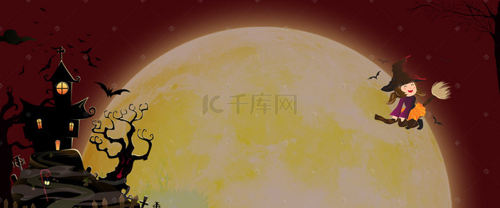 Halloween背景图片_万圣节节日气氛banner