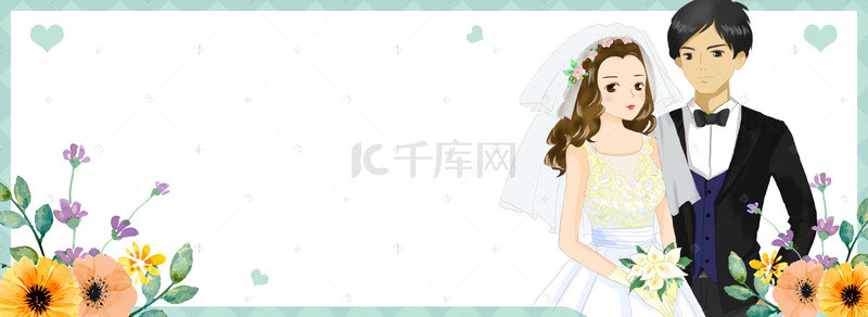 浪漫唯美婚礼背景图片_浪漫创意婚庆banner海报背景