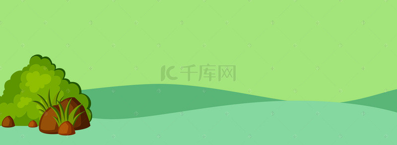 卡通全屏背景背景图片_卡通绿色背景banner