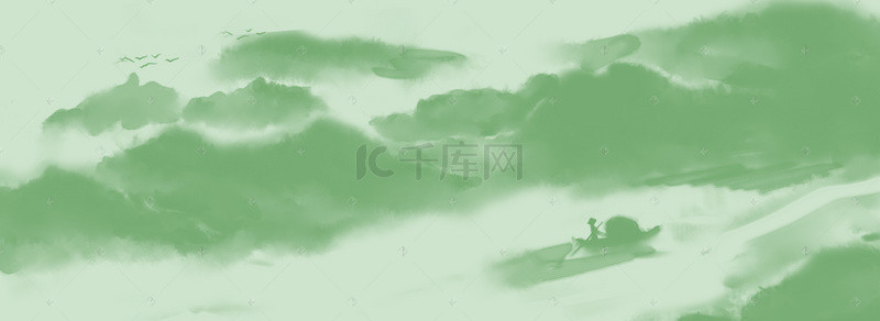 简约水彩素材背景图片_简约水彩banner