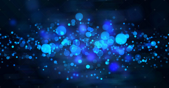 彩色光斑粒子背景光晕