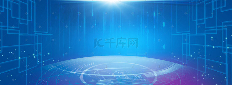科技网站蓝色背景图片_星球数据科技背景