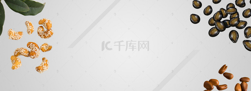 banner木背景图片_淘宝天猫坚果简约灰色质感banner