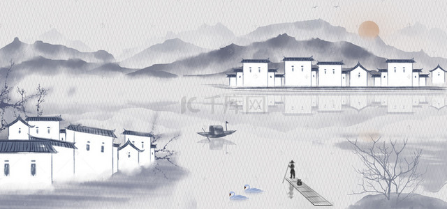 贵州古镇图背景图片_环游世界古镇旅游