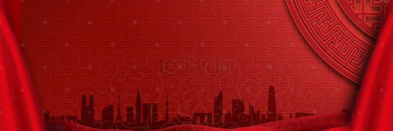 红色高端海报背景图片_红色喜庆背景模板