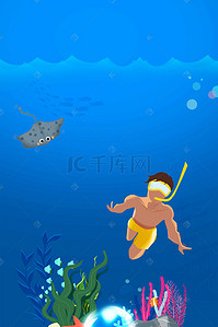 海洋馆水族馆海底世界海报