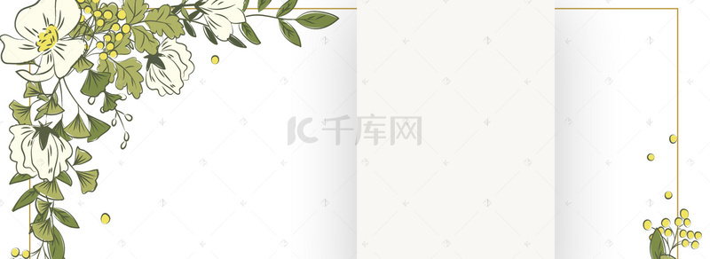 新品上市绿色背景图片_清新白色新品上市简约淘宝天猫banner