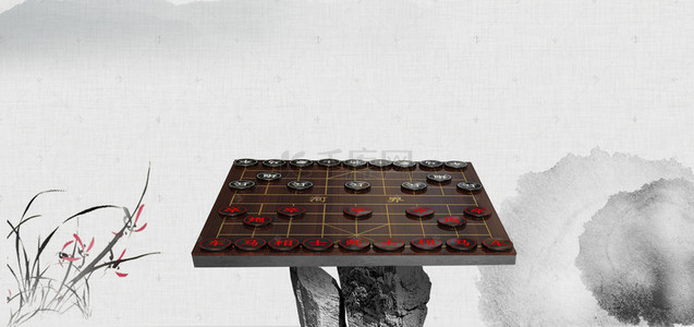 jj象棋背景图片_中国风象棋比赛海报背景素材