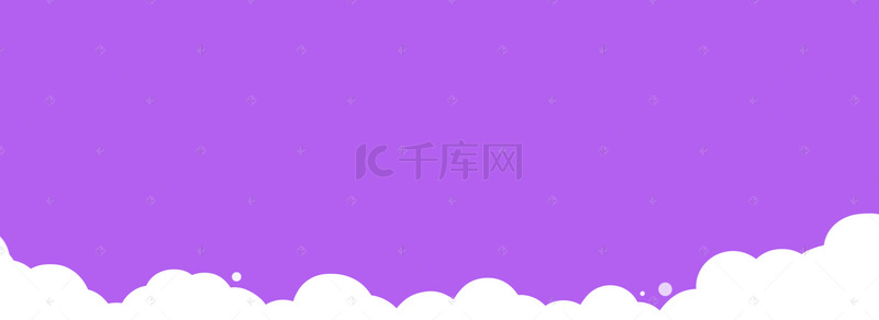 紫色卡通背景背景图片_紫色卡通促销小清新几何banner