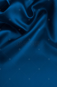 奢华蓝色背景图片_奢华质感丝绸背景素材