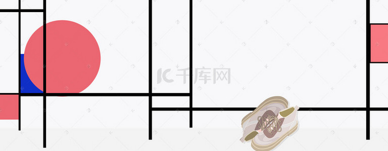 时尚新品女鞋简约促销banner