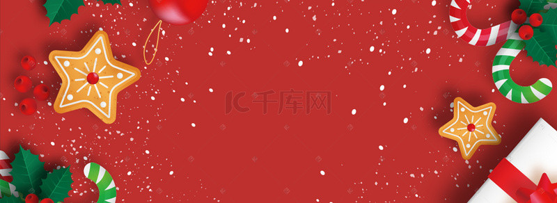 圣诞元旦快乐红色背景图片_圣诞老人双旦圣诞节促销