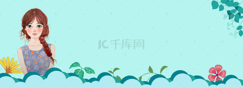 电商促销卡通背景图片_电商banner促销背景图