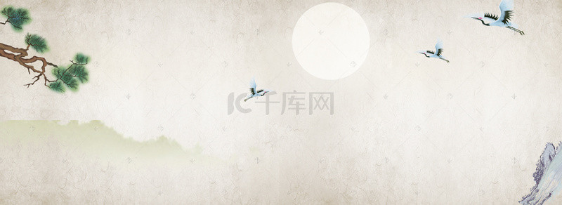 中国风海报背景图片_中国风古典白露节气banner