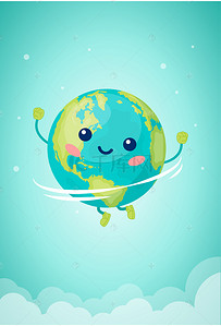 世界环境日海报背景图片_605绿色自然世界环境日海报背景