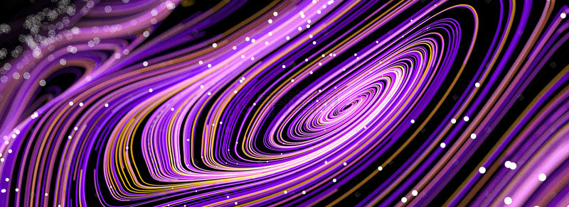 4d质感背景图片_科技质感星空星夜螺旋C4D背景