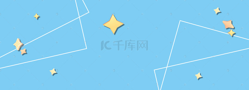 春上新背景图片_蓝色小清新背景banner