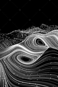 质感星空背景图片_科技质感星空星夜螺旋粒子背景