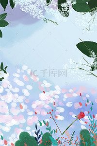 三八妇女节花瓣背景图片_三八妇女节psd分层banner