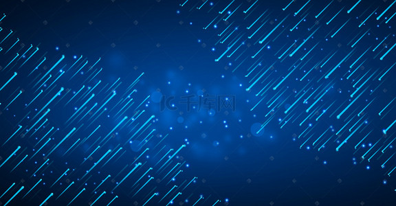 蓝色光钎科技背景