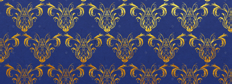 花纹中式蓝色背景图片_故宫风传统花纹中式烫金风背景
