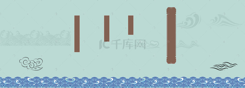 定制海报背景背景图片_新中式古风传统海报