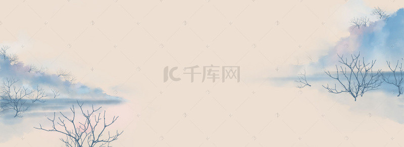 大气古代建筑背景图片_公司大气中国风海报banner