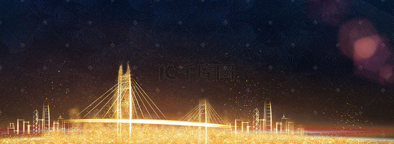 开通题图背景图片_港珠澳大桥开通PSD素材