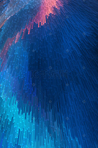 彩色柱体背景图片_时尚酷炫个性抽象3D柱体渐变背景海报