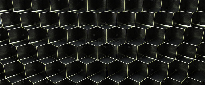 黑色方块电商纹理背景