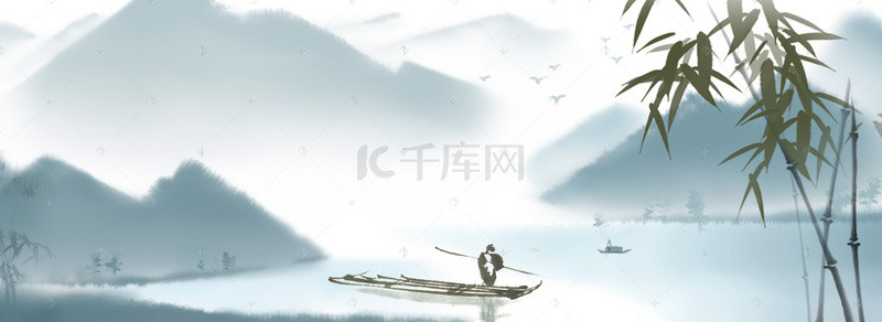 中国风房屋素材背景图片_中国风山水青山背景素材