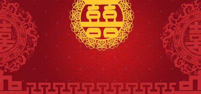 中国红banner