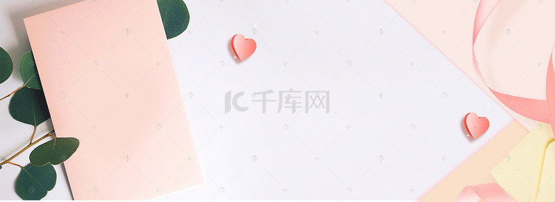 小清新少女电商背景图片_化妆品电商海报背景banner