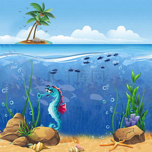 海洋公园背景