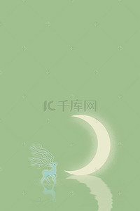 素材晚安背景图片_心灵鸡汤森系卡通H5背景素材