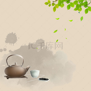 抹茶背景背景图片_抹茶口味食品促销PSD分层主图背景素材