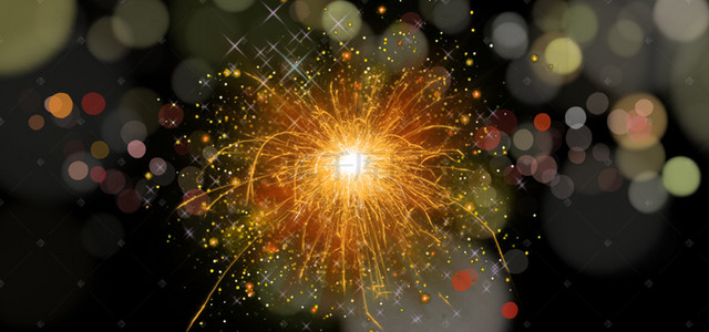 炫丽火花海报背景素材