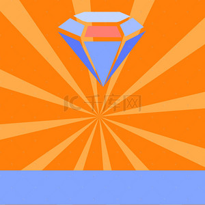 钻石蓝色背景图片_几何钻石教育学习用品PSD分层主图背景