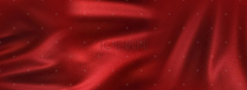 喜庆底纹背景图片_红色丝绸质感纹理海报背景