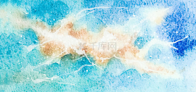 星空蓝色banner背景图片_唯美蓝色星空渐变banner海报