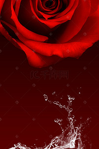 玫瑰精油背景图片_手工皂海报背景素材