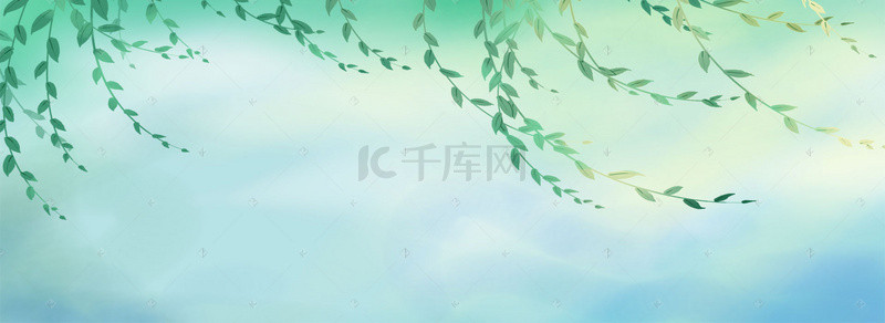 免抠植物图背景图片_蓝色的天空和植物免抠图