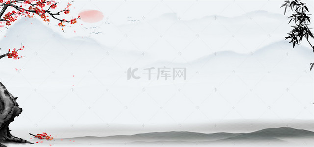 腊八节内容展板背景图片_中国风传统文化海报背景素材