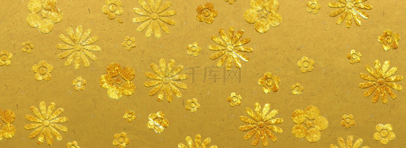 质感金色传统花纹中式烫金风背景