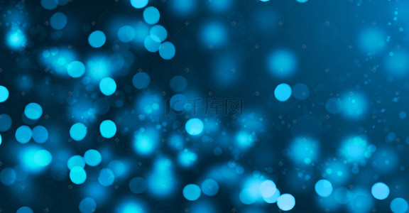 蓝色科室牌背景图片_光晕蓝色彩色光斑粒子背景