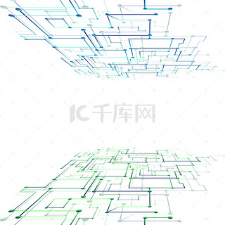 红金商务背景图片_科技电路商务多彩简约背景素材