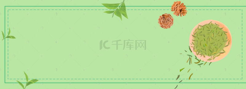 茶叶banner背景图